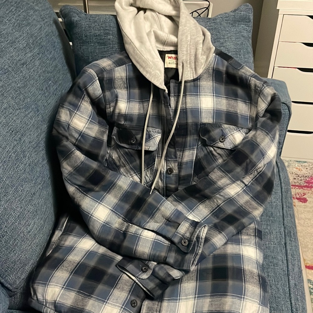 Men’s hooded flannel